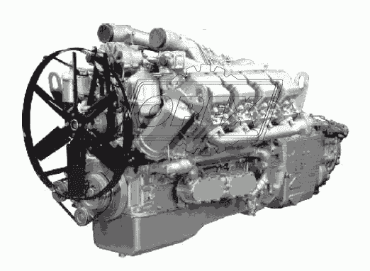 Двигатель ЯМЗ-7511.10 в сборе (база)